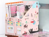 在飛比找樂天市場購物網優惠-韓國小女孩『粉紅造型整理盒-小8.5cm寬』A4文件收納盒 