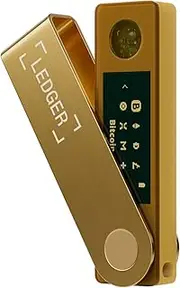 Ledger Nano X - Secure and Manage Your Crypto & NFTs on-The-go with Our Bluetooth-Enabled Hardware Wallet (Gold)