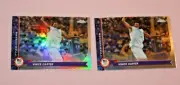 VINCE CARTER (2) 2024 TOPPS CHROME USA OLYMPICS REFRACTOR &BASE #185