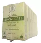 6 Bars - Madina 100% Vegetable Base Soap (Lemongrass)