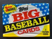 1989 Topps Big Baseball Cards 3rd Series, Unopened pack of 7 cards
