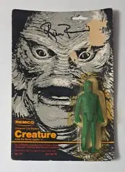 Remco Creature From The Black Lagoon 3 Inch Figure 1980 Signed By Ricou Browning