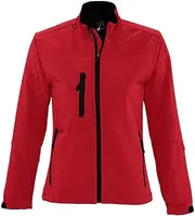 [SOL'S] SOLS Womens/Ladies Roxy Soft Shell Jacket (Breathable, Windproof And Water Resistant) (UK Size: XXL) (Red)