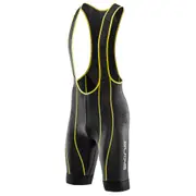 Skins Men's Cycling Activewear Heritage Bib Short Black/Zest