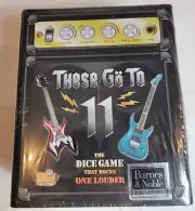 These Go To 11 Dice Game Guitar Rock And Roll Barnes & Noble Exclusive New