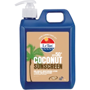 Le Tan SPF 50+ Coconut Sunscreen Lotion 1L