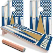 Kansas City Baseball Tailgating Cornhole Board Wraps and Decals Vinyl Sticker