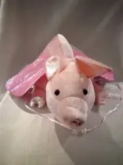 FLYING PIG HAT PINK PLUSH SOFT CHILD SIZE