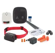 PetSafe In-Ground Dog Fence Transmitter w/ Collar, Stubborn Dog--OPEN BOX-READ