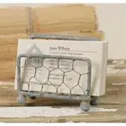 Chicken Wire Business Card Holder Home Office Rustic Gift Idea