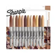 NEW Sharpie 12 Pack Portrait Fine Permanent Markers By Spotlight