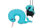 GAMAGO Neck Pillow Narwhal Travel Cushion SF1704