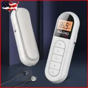 FM Radio Personal Walkman Radio 76-108MHZ Small Radio for Walk Jogging Camping