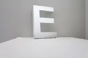 Mirror Alphabet Letter Large Upper Case 20cm "E"