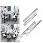 Dining Table Slide Multipurpose Folding Space Saving Extendable Heavy Duty