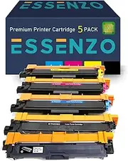 5 Pack TN251 TN255 2BK,1M,1C,1Y ESSENZO Toner Cartridge Compatible with Brother HL3170CDW MFC9330CDW MFC9340CDW MFC9140CDN -Syd Stock