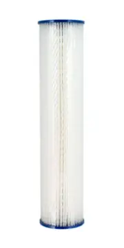 Poly Pleated Sediment Water Filter Absolute 1 Micron 20" x 4.5" US MADE (2-31)