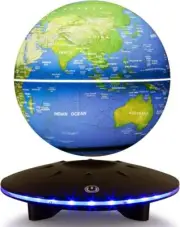 VGAzer Magnetic Levitation Globe Floating Ball Lamp Office Decor LED Light Base