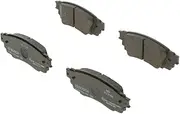 Bosch BP2455 - Brake Pads Car Rear Axle - Bosch Quality - Reduced Noise and Dust - ECE-R90 Certified - Copper-Free - 1 Set of 4 pads