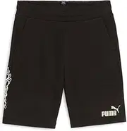 [PUMA] Kids Boys Essentials Mid 90S Shorts Athletic Bottoms Casual Drawstring - Black