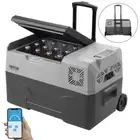 30L Portable Car Fridge Freezer, -4°F, Wheels, AC/DC, Bluetooth Control - NEW