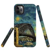 For iPhone 11 Pro Tough Protective Cover, Painting Of The Harbour Bridge