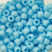 8/0 TOHO ROUND Opaque Turquoise Blue Seed Bead (8g)