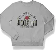 [Baby Moo's] Welcome to My Jungle Gym...GNR Baby, Toddler & Kids Top for Boys or Girls | Rock n Roll Music Band Long Sleeve Cool Children's T-Shirt