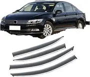 FUWKAIZS Windshield Compatible for VW Passat B8 GT Sedan 2015~2022 Accessories Deflectors Car Side Window Visor Trim Rain Eyebrow Guards