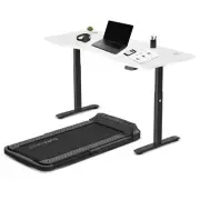NNEDSZ Fitness V-FOLD Treadmill with ErgoDesk Automatic Standing Desk 1800mm in