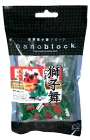 Kawada Nanoblock Nano-Block NBC_129 Shishimai Lion Dance over 170 pcs