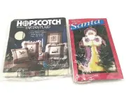 New Charles Craft Hopscotch Tartan Plaid Cross Stitch Fabric 15x15 + Santa Kit