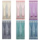 Lace Mesh Door Curtain Fly Screen Anti-Mosquito Bug Curtain Door Divider Net