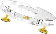 Clear Acrylic Desktop Holder Speakers Stand Antislip Base Stand Shockproof Foot Pad for Enhances Sound
