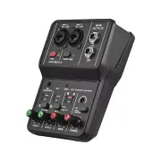 USB Audio Interface +48V Phantom Power Recording Sound Card 16bit/48kHz N3F3