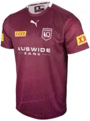 QLD Maroons State of Origin Maroon Training Shirt Sizes S-5XL BNWT