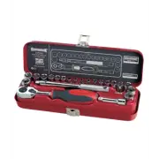 Sidchrome 23 Piece 1/4" Drive Metric & A/F Socket Set