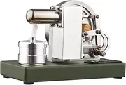 Labymos Mini Hot Air Stirling Engine Motor Model External Combustion Steam Power Physics Experiment Educational Science Gift for Students Teachers Adults
