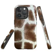 For iPhone 15 Pro Max Case, Shielding Cover, Giraffe Pattern