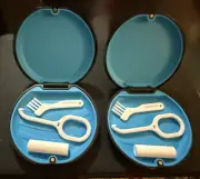 2 Retainer Cases Blk Aligner Compatible With Invisalign Mouth Guard Case & Tools