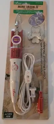 Clover Mini Iron II The Adapter AC 120V 45W Great For Sewing & Crafting New