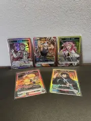 Union Arena Demon Slayer SR Lot Akaza, Uzui, Inosuke, Zenitsu, Mitsuri