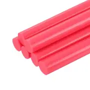 Mini Hot Glue Sticks for Glue Gun 0.43-inch x 8-inch Pale Red 6pcs