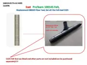 ProTeam 100145 Felt, Replacement 100143 Floor Tool, Set of 2 for Felt tool 5325