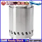 LF# Smokeless Tabletop Fire Pit Indoor Outdoor Table Top Firepit Mini Stove (Sil