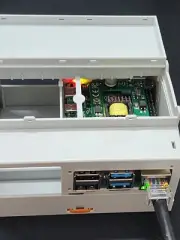 Raspberry Pi 4 4Gb DIN rail PoE router compute power industrial kit