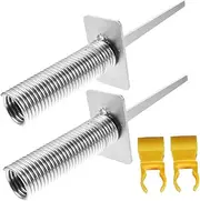 WESIEVYA 1 Set Football Flagpole Base Durable Spring Mounted Spikes for Soccer Corner Flags for Training Grounds and Stability Football Practice
