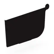 QLD NEW Stratco Quad Gutter 125 Stop End Ebony