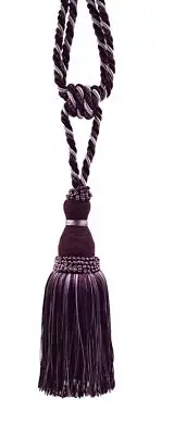 DÉCOPRO Tassel Tieback, Style# TBH8, Color# 2927 - Luscious Lavenders [Set of 4]