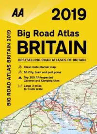 在飛比找博客來優惠-AA Big Road Atlas Britain 2019